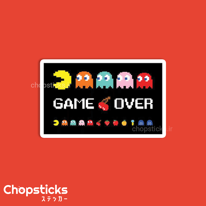 استیکر game over
