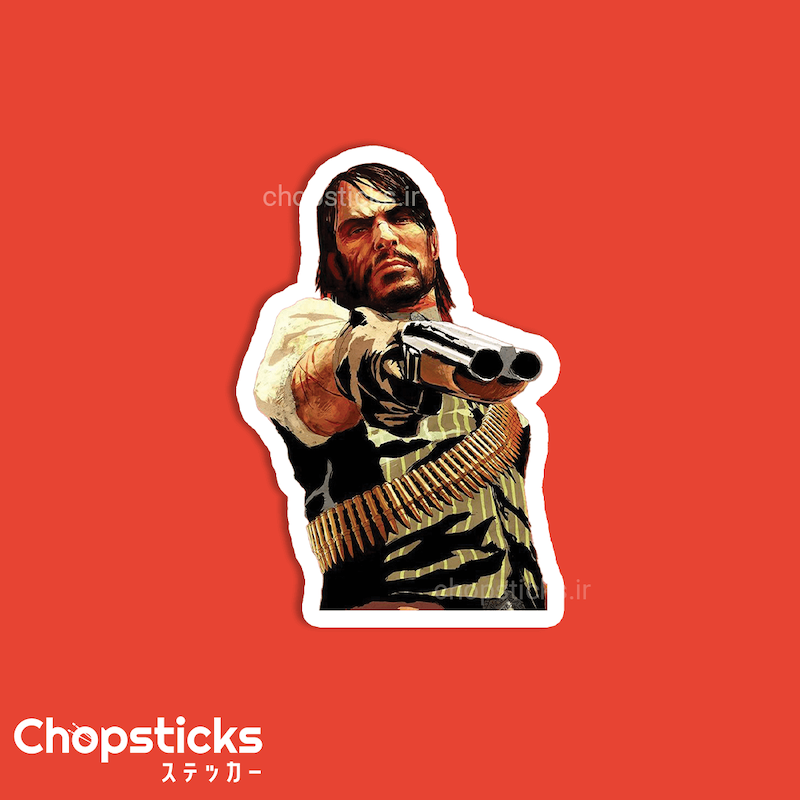 استیکر red dead redemption