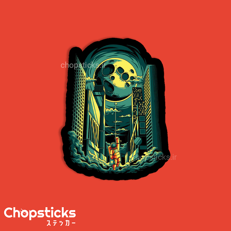 استیکر space city