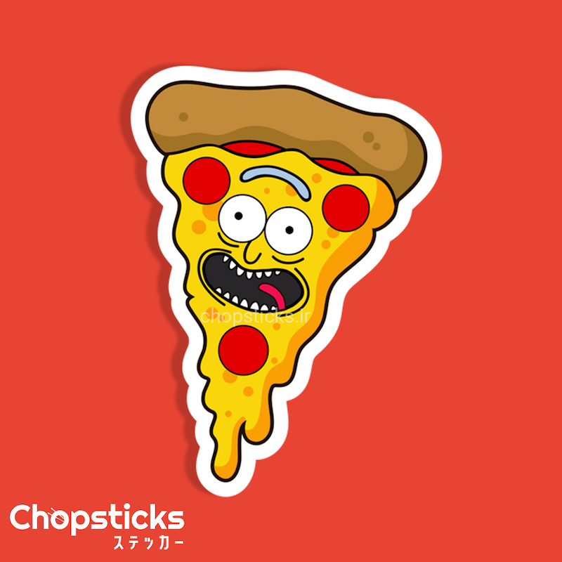 استیکر rick and morty