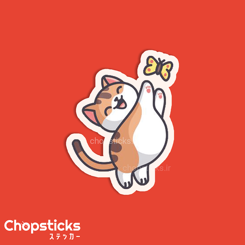 استیکر cutie cat
