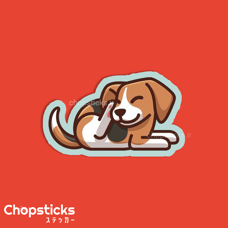 استیکر dog