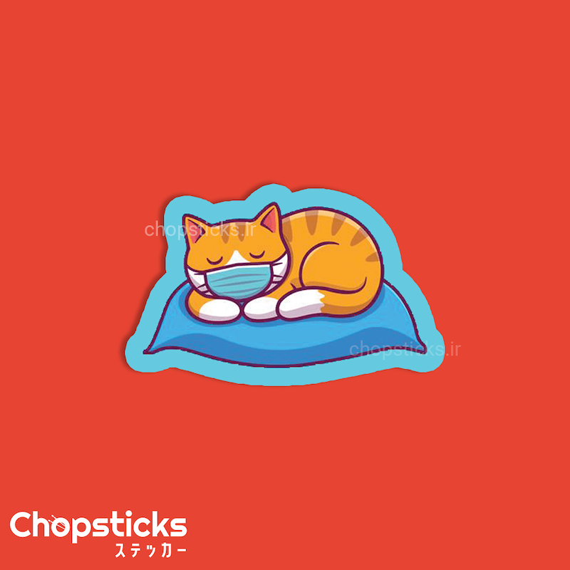 استیکر poor cat