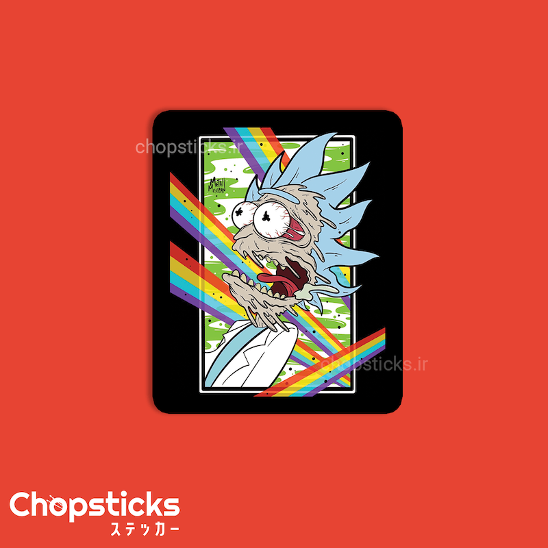 استیکر rick & morty