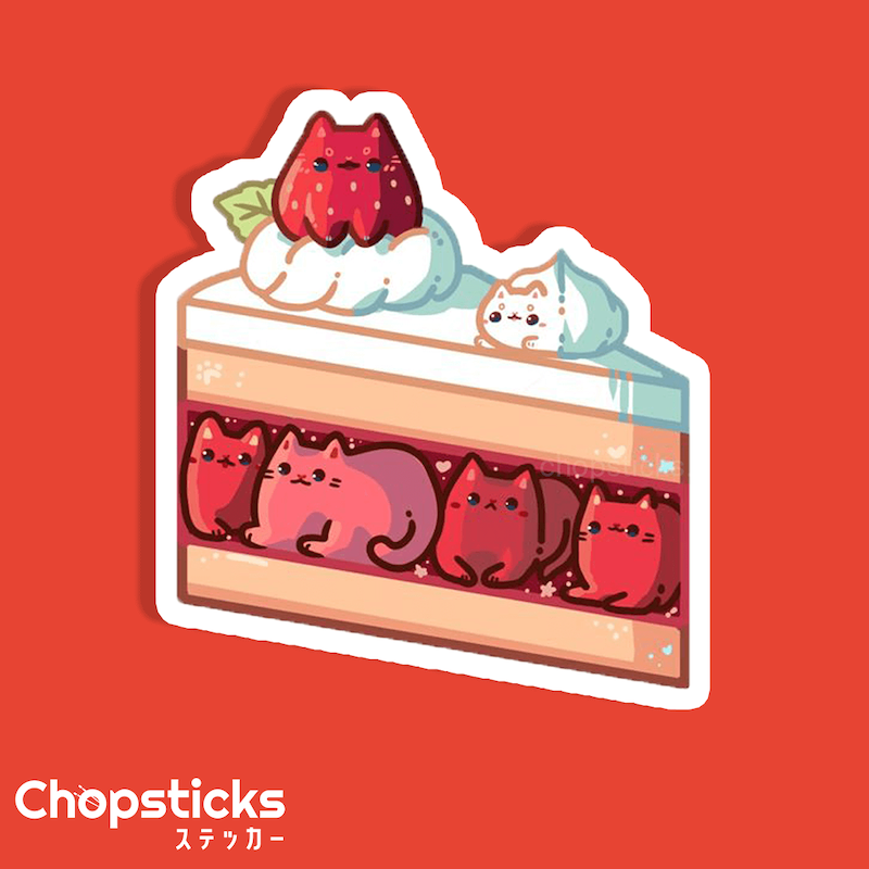 استیکر cute cake