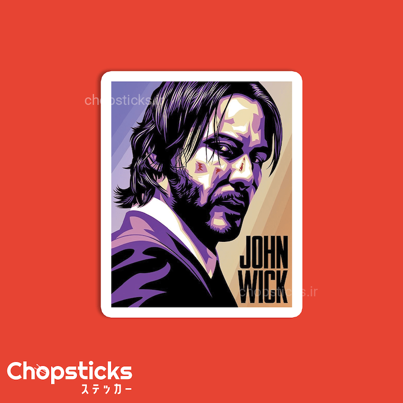 استیکر john wick