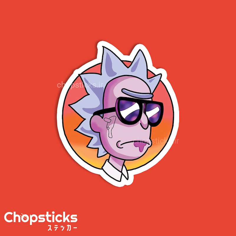 استیکر rick & morty