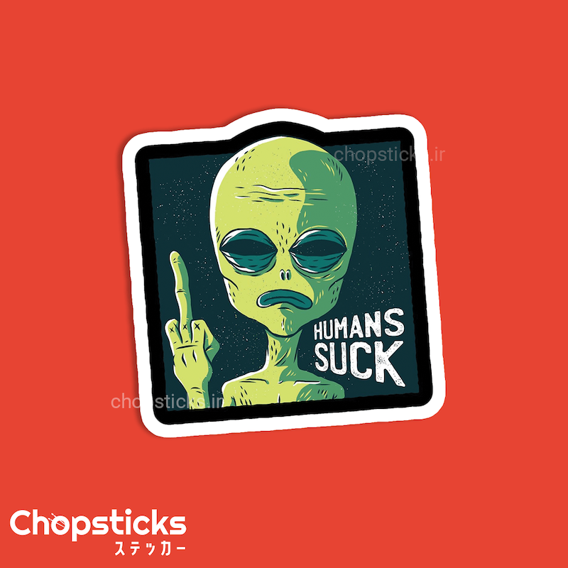 استیکر humans suck