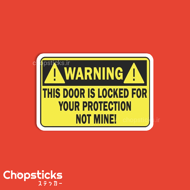 استیکر warning