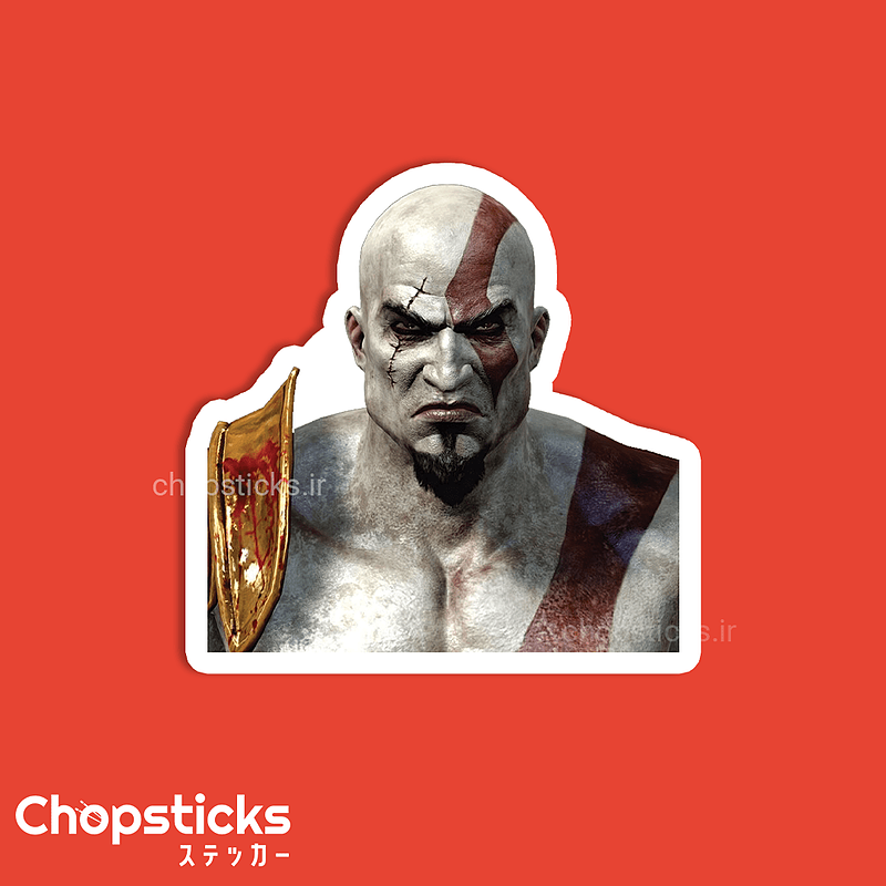 استیکر god of war 3