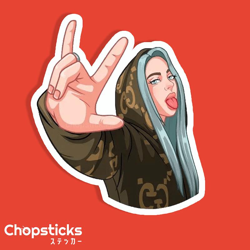 استیکر billie eilish