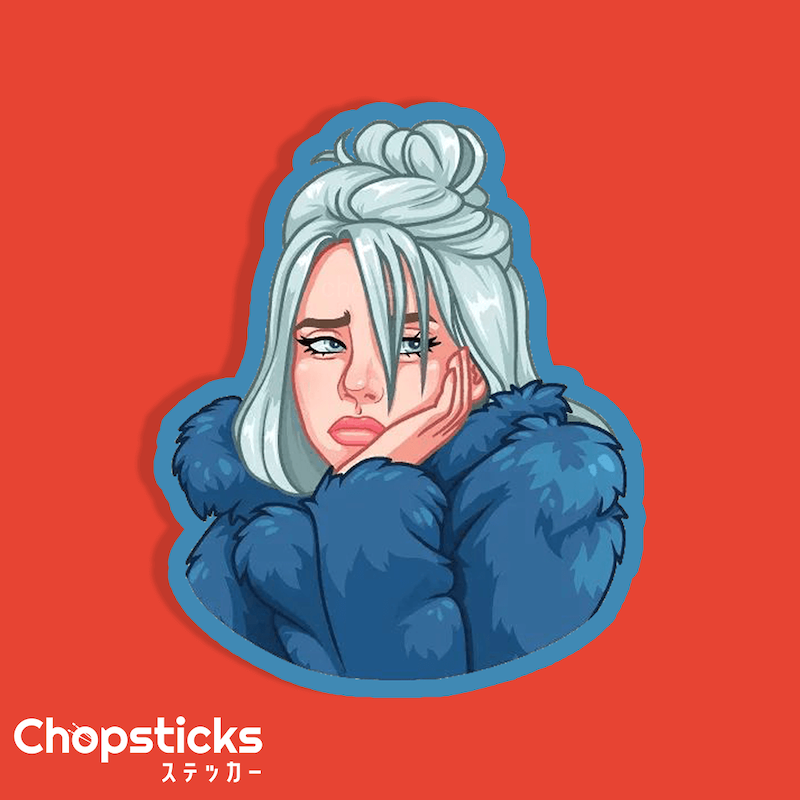 استیکر billie eilish
