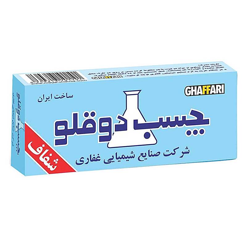 چسب دوقلو شفاف غفاری