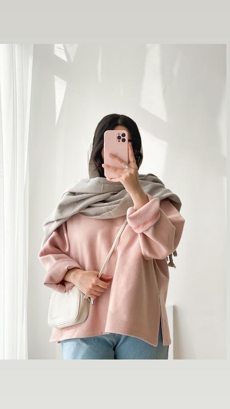 پالتو جلوبسته فوتر صورتی وارداتی