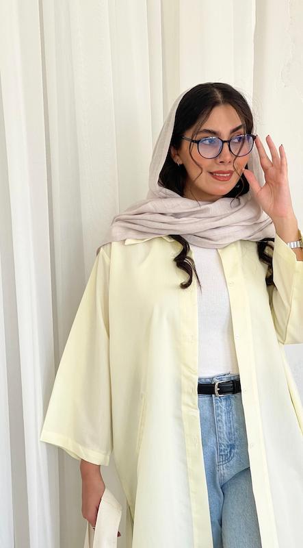 شونیز مانتویی لیمویی