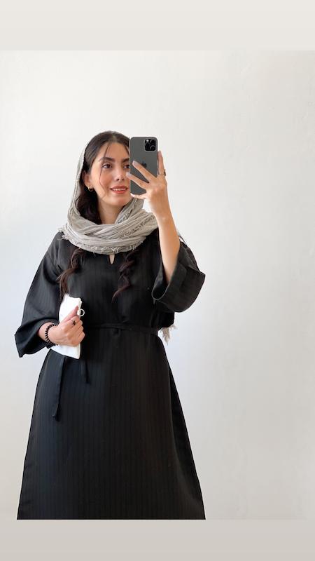 مانتو کفتان راه راه کد:۱۲۱۴