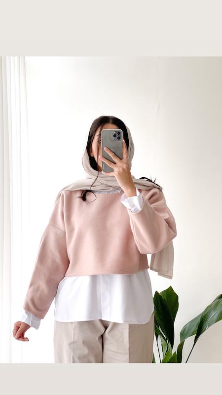 کراپ فوتر صورتی