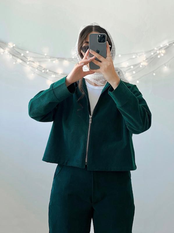 کت کراپ  (سبز) کد:۱۲۴۳