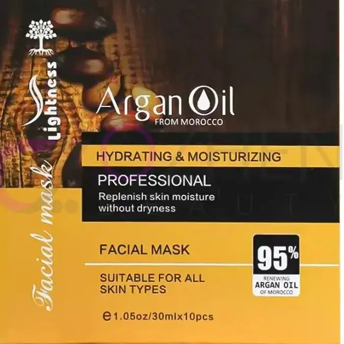  ماسک صورت ورقه ای لایتنس حجم 30 میل بسته 10 عددی