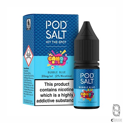 سالت نیکوتین POD SALT BUBBLE BLUE آدامس بادکنکی