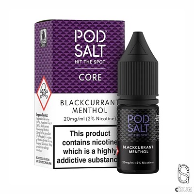 سالت نیکوتین POD SALT BLACKCURRANT MENTHOL انگور فرنکی یخ