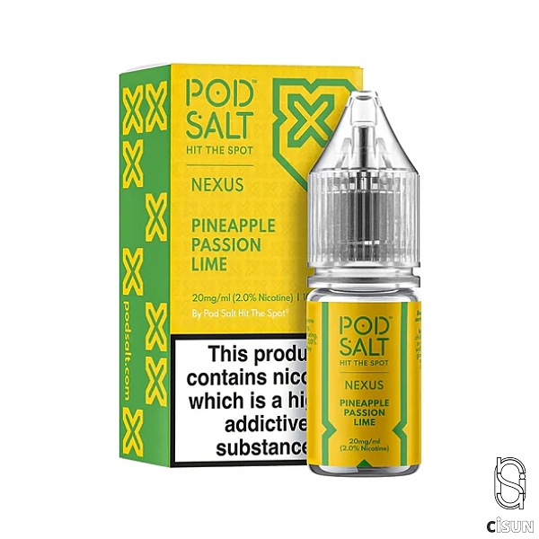 سالت نیکوتین POD SALT PINEAPPLE PASSION LIME آناناس پشن فروت