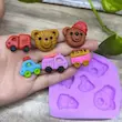 قالب ست دو عددی تدی و ست چهار عددی ماشین سایز خیلی کوچک مناسب کیفت