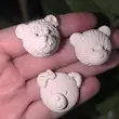 قالب سیلیکونی ست کله تدی 6 عددی مناسب گیفت و تزیین شمع سایز خیلی کوچک