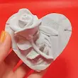 قالب سیلیکونی قلب گل رز