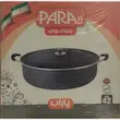 تابه دو دسته درب دار سایز 42 برند Parab