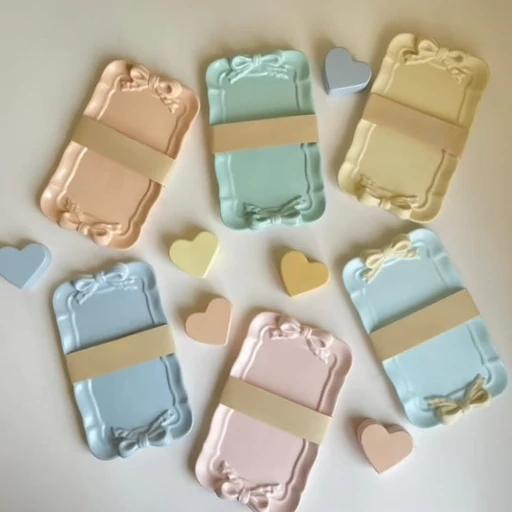 قالب سیلیکونی سینی مستطیل پاپیونی