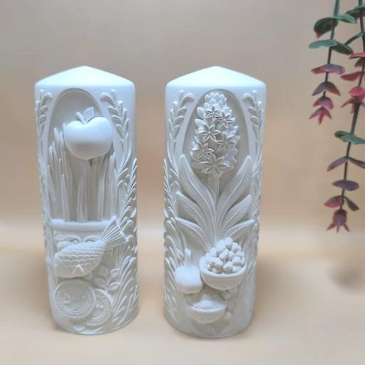 قالب سیلیکونی استوانه هفت‌سین ارتفاع 15 سانتیمتری