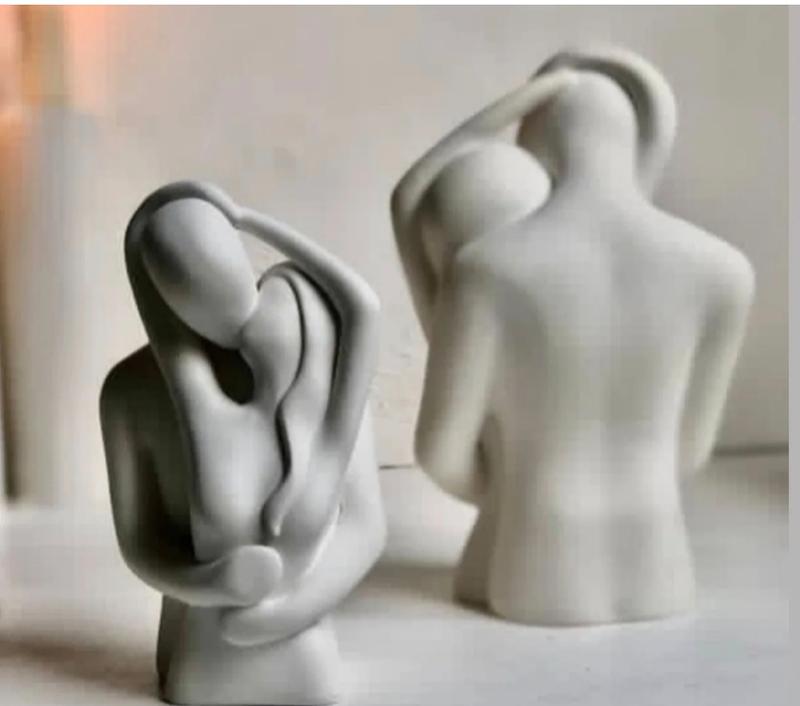 قالب سیلیکونی زوج عاشق جدید (همدم)(ولنتاین) ارتفاع 12 سانتیمتر