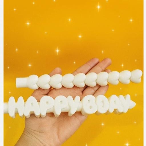 قالب سیلیکونی قلمی قلب و قلمی HAPY B DAY