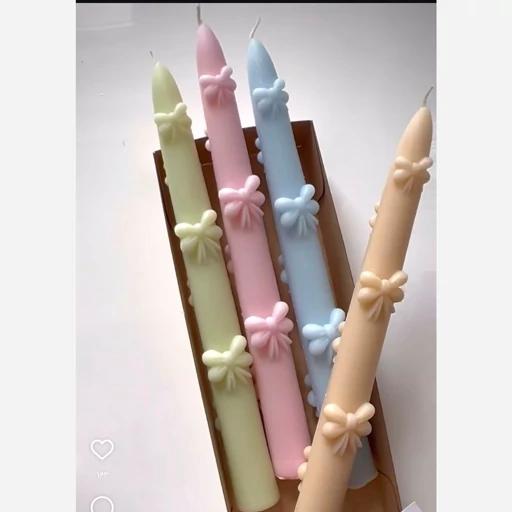 قالب سیلیکونی  قلمی طرح پاپیون ارتفاع 21.5 سانتیمتر