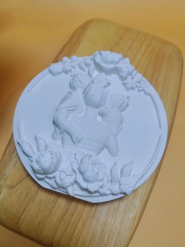 قالب سیلیکونی سکه روز مادر ارتفاع  11.5 سانتیمتر