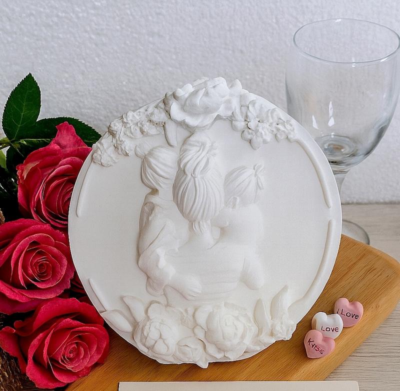 قالب سیلیکونی سکه روز مادر ارتفاع  11.5 سانتیمتر