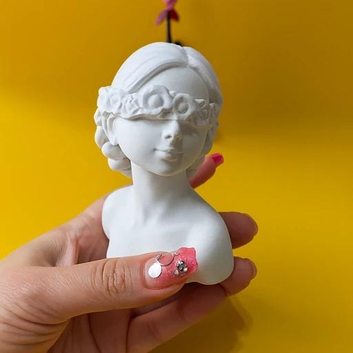 قالب سیلیکونی دختر بهشتی ارتفاع 8.5 سانتیمتر