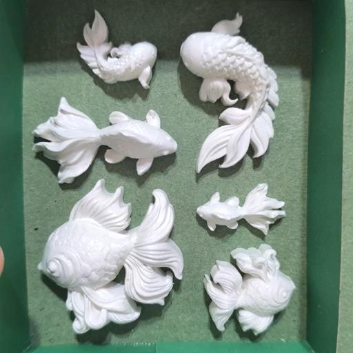 قالب سیلیکونی ست ماهی 6 عددی جدید سایز کوچک