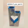 جا شمعی قلبی چوبی متوسط جفتی کد 2251H