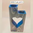 جا شمعی قلبی چوبی متوسط جفتی کد 2251H