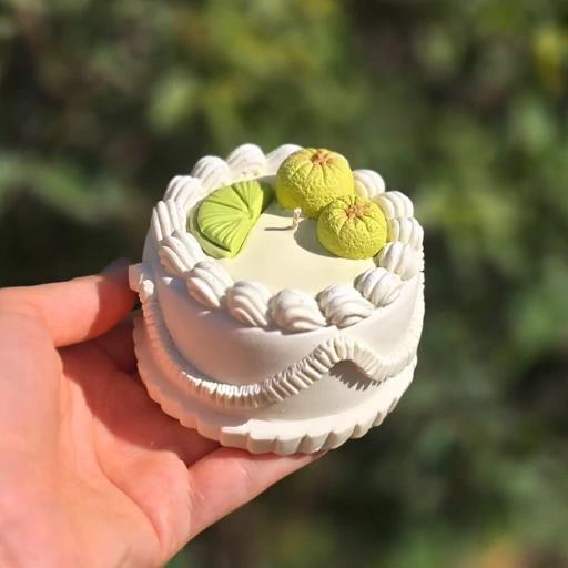 قالب کیک تولد قطر ۴.۵ و ارتفاع ۳.۵ سانتیمتر( به سایز توجه کنید)