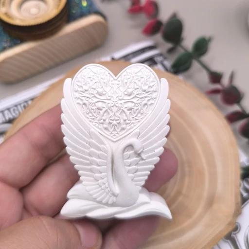 قالب سیلیکونی قو عاشق ارتفاع 5.5 سانتیمتر