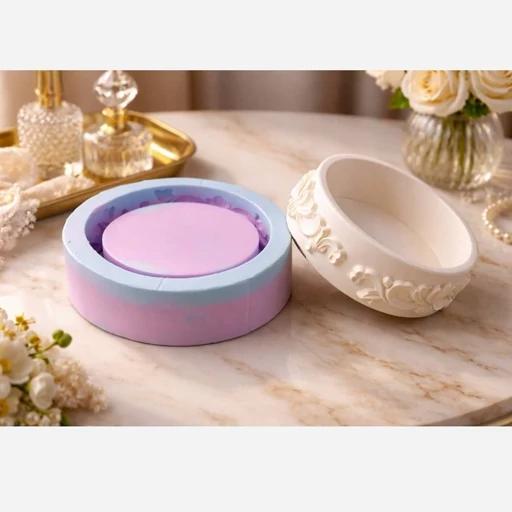 قالب سیلیکونی ظرف سبزه هفت سین عروس (منبت) قطر 15 سانتیمتر