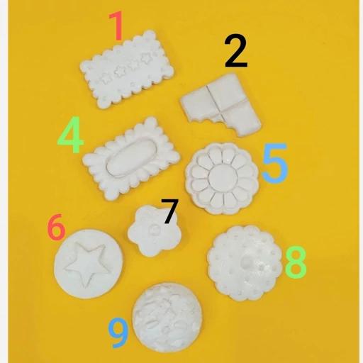 قالب سیلیکونی مجموعه 13 عددی بیسکوییت و شیرینی