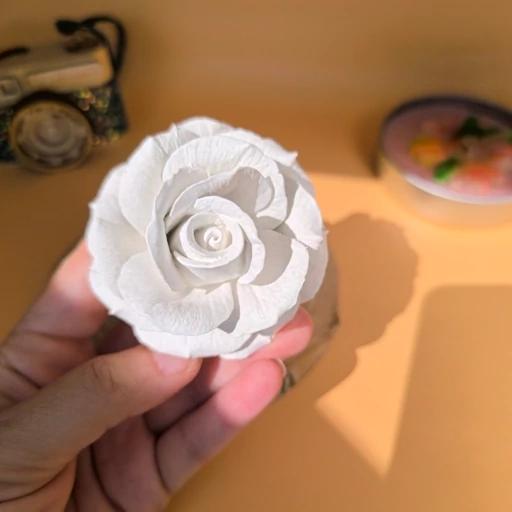 قالب سیلیکونی گل رز روسی ارتفاع 4.5 و قطر 6 سانتیمتر 