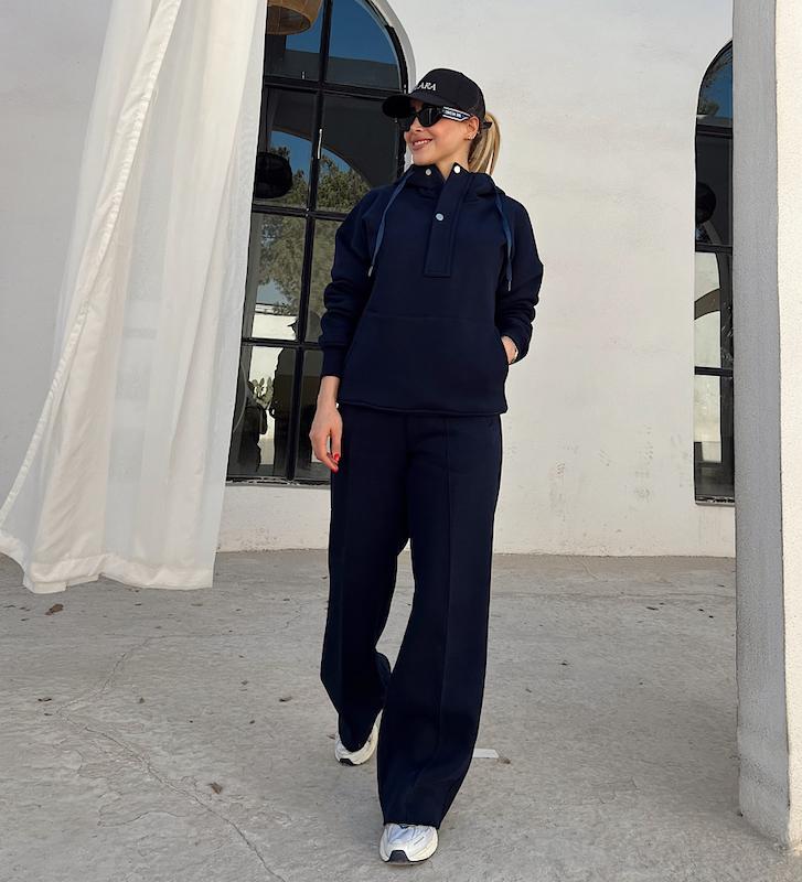 ست ٢دكمه سرمه اي