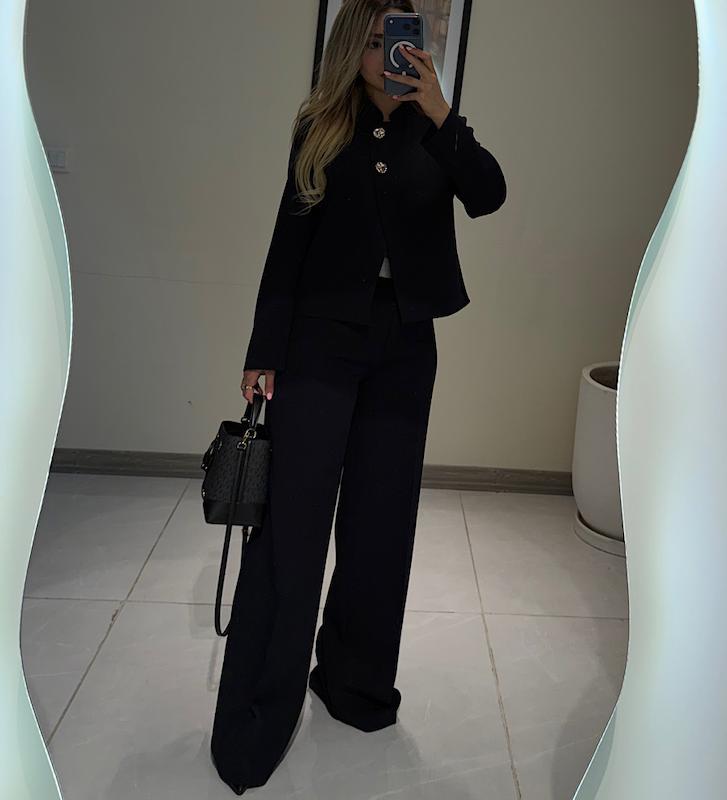 شلوار مشكي كرپ