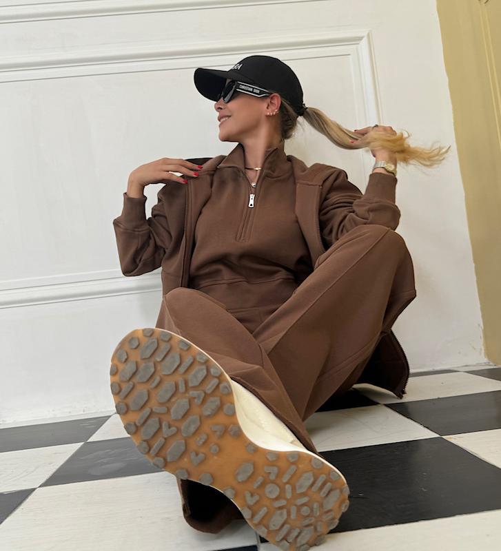 تاپ قهوه اي