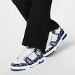 کتونی لوئی ویتون سفید سرمه ای-Louis Vuitton Trainer